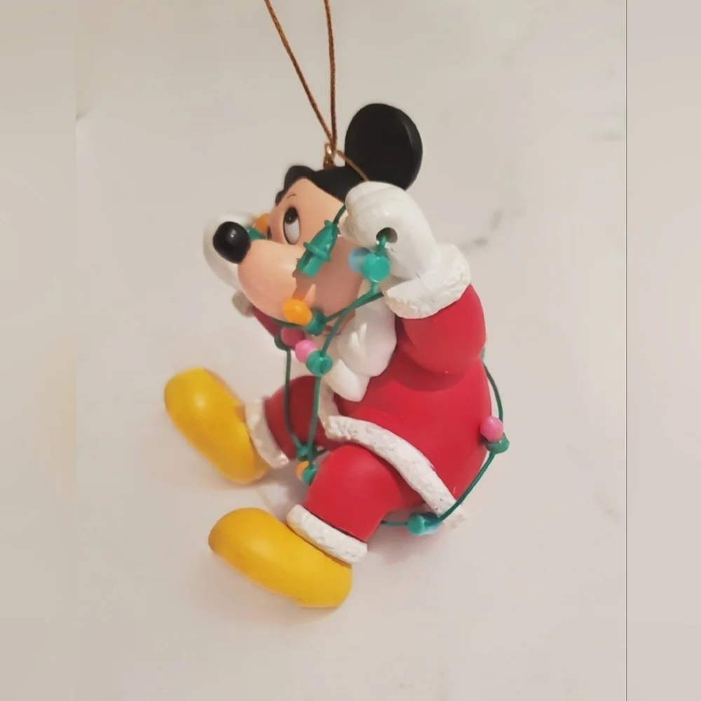 Disney Mickey Mouse Christmas Ornament 1990 Vintage DCO Rare Grolier Orginal Box